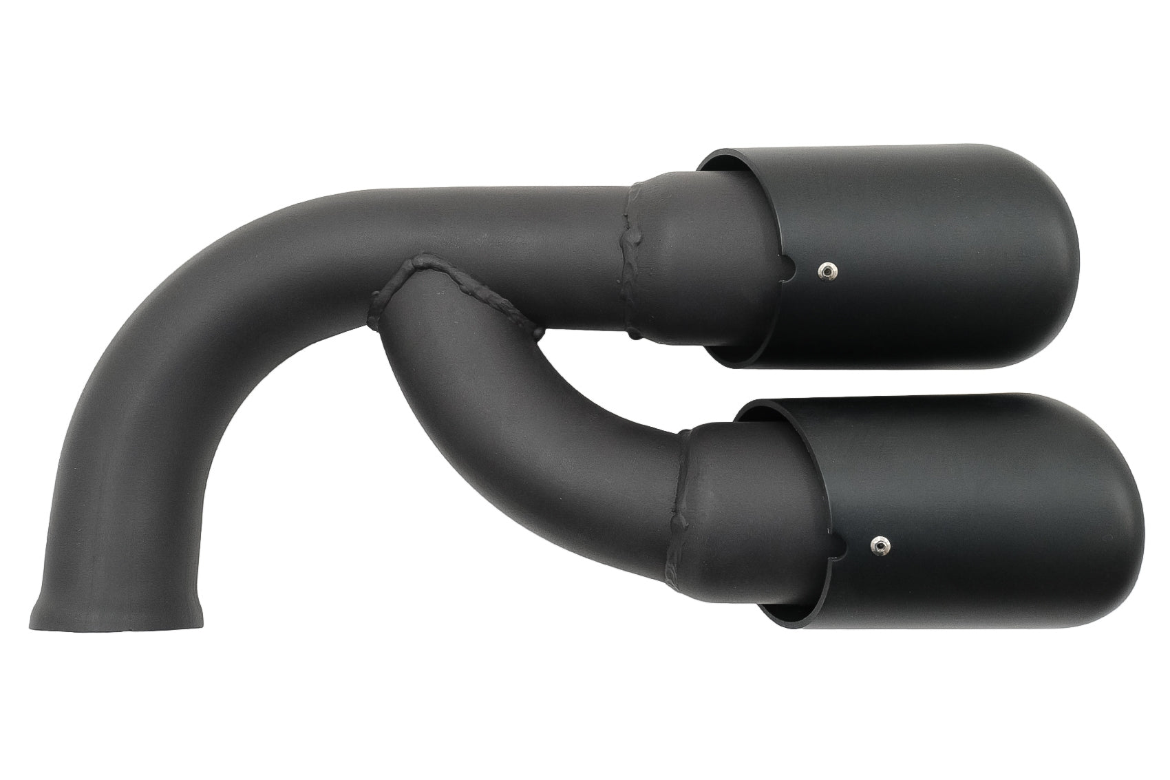 Auspuff Schalldämpfer für Porsche Cayenne 92A V6 V8 Diesel GTS Look Mattschwarz CarPartsTuning