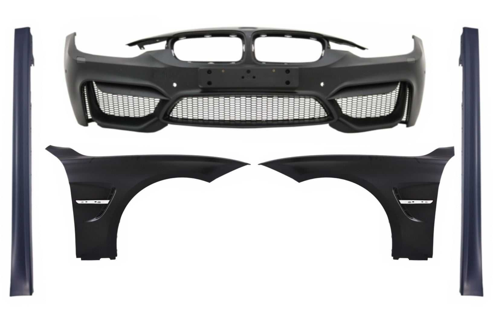 Stoßstange Seitenschweller für BMW 3er F30 F31 Pre-LCI LCI 11-18 M4 Look CarPartsTuning