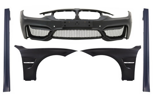 Stoßstange Seitenschweller für BMW 3er F30 F31 Pre-LCI LCI 11-18 M4 Look CarPartsTuning