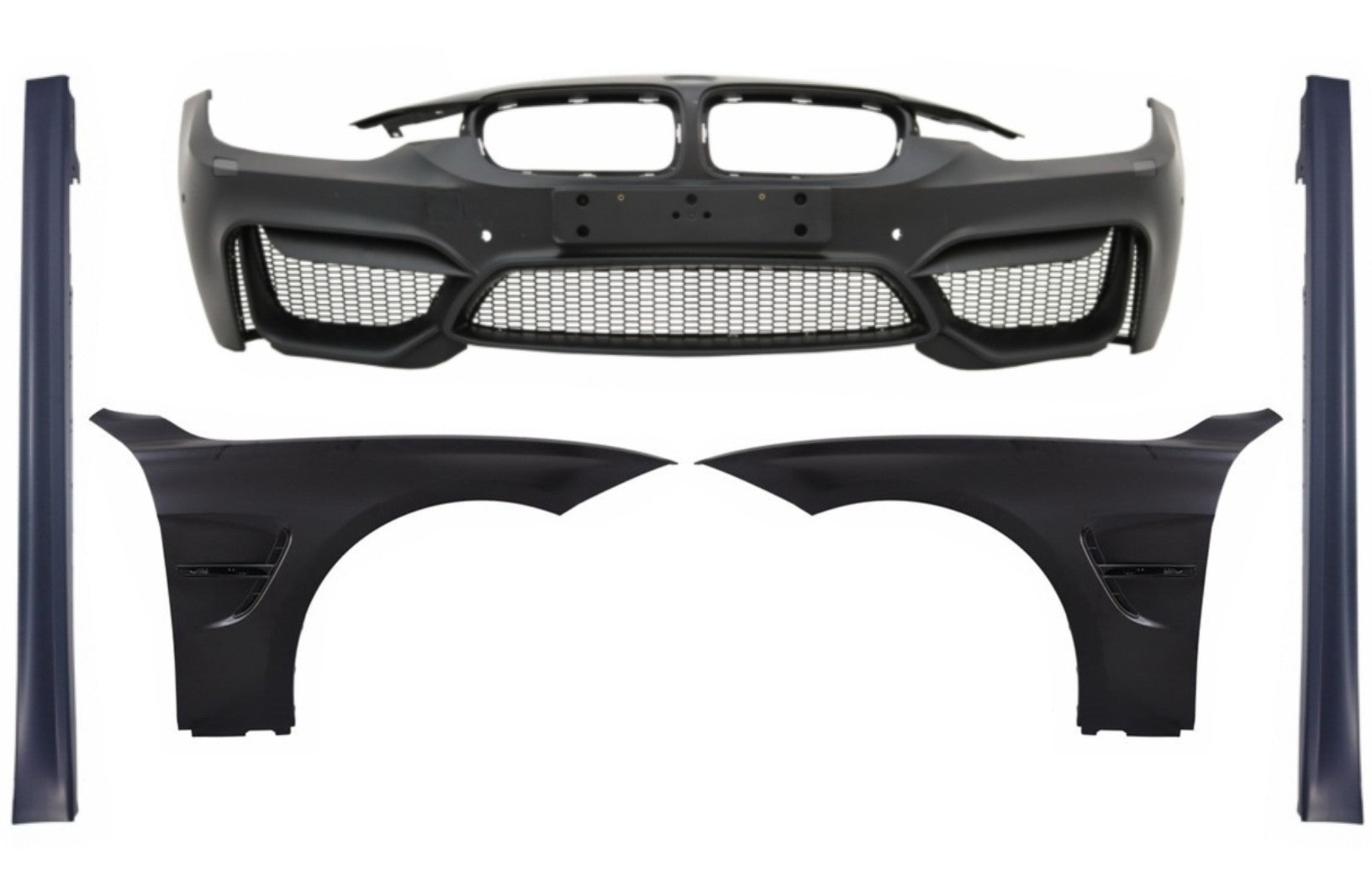 Stoßstange Seitenschweller für BMW 3er F30 F31 Pre-LCI LCI 11-18 M4 Look CarPartsTuning