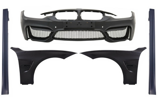 Stoßstange Seitenschweller für BMW 3er F30 F31 Pre-LCI LCI 11-18 M4 Look CarPartsTuning