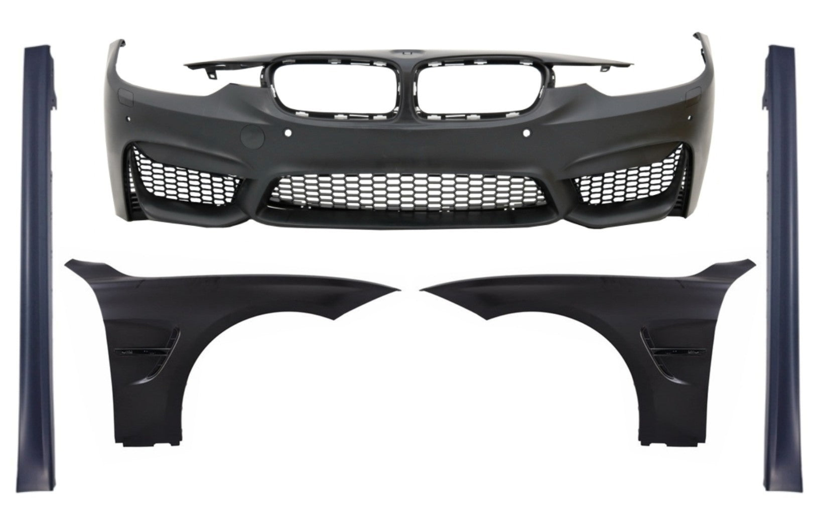 Stoßstange für BMW F30 31 Pre-LCI LCI 11-18 Fenders Seitenschweller M3 EVO Look CarPartsTuning