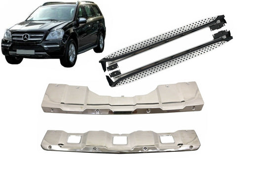 Unterfahrschutz Off Road mit Trittbretter für Mercedes GL-Klasse X164 2006-2009 CarPartsTuning