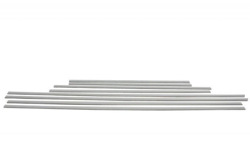 Add On Tür Formteile Seitenaufkleber Vinyl Matt-schwarz für Mercedes W463 89-17 CarPartsTuning