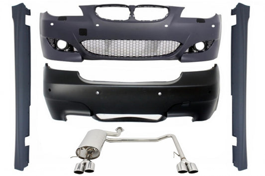 BodyKit für BMW 5er E60 LCI 07-10 Limo M5 Look Stoßstange 18mm Seitenschweller CarPartsTuning