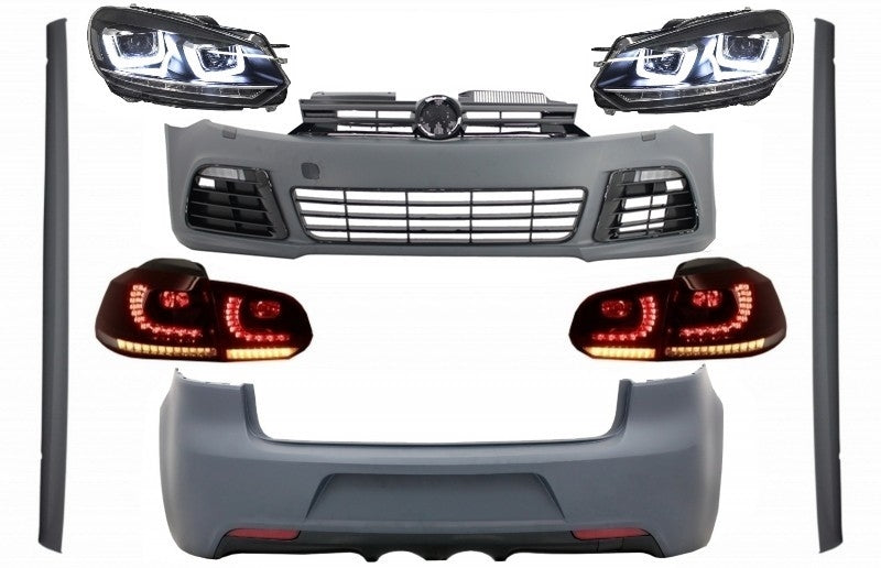 Body Kit für VW Golf VI 6 MK6 08-13 R20 Look Scheinwerfer Rücklichter Dynamic CarPartsTuning
