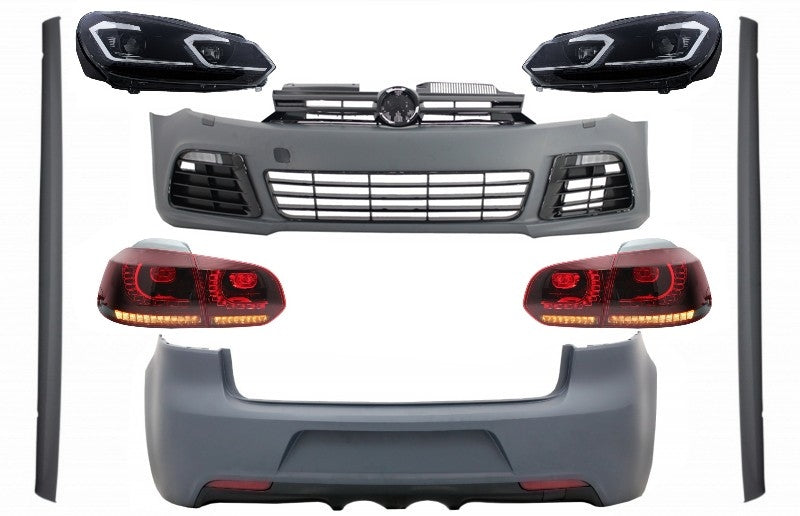 Body Kit für VW Golf VI 6 MK6 08-13 R20 Look Scheinwerfer Rücklichter Dynamic CarPartsTuning
