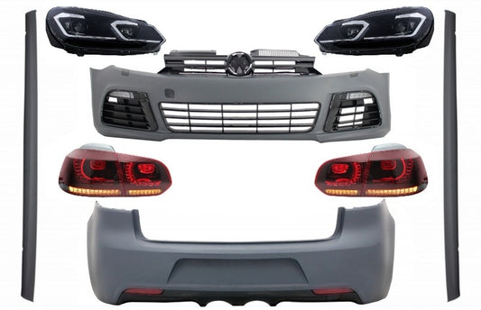Body Kit für VW Golf VI 6 MK6 08-13 R20 Look Scheinwerfer Rücklichter Dynamic CarPartsTuning