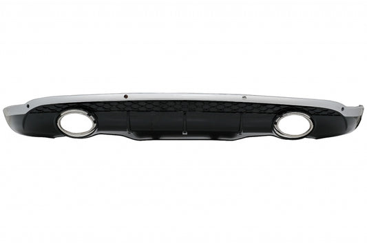 Heckdiffusor für AUDI Q5 8R 11.08-16 Seitenschritte S-Line Look Schwarzes Chrom CarPartsTuning
