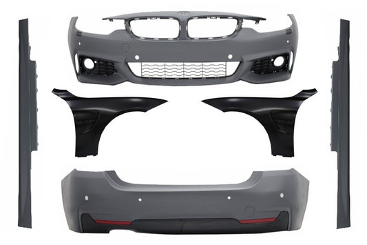 Body Kit für BMW 4er F32 F33 Stostange Seitenschweller Sport Look Coup Cabrio CarPartsTuning