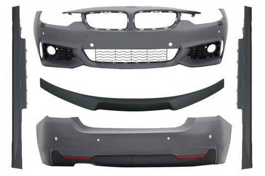 Body Kit für BMW 4er F32 Coupé 13+ Stoßstange Spoiler Seitenschweller Sport Look CarPartsTuning