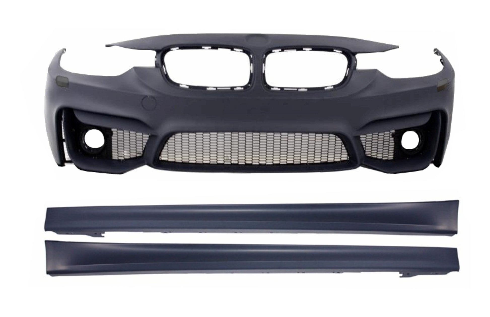 Frontstoßstange für BMW 3er F30 F31 11+ Gitter Seitenschweller M3 Look CarPartsTuning