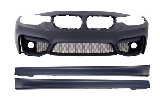 Frontstoßstange für BMW 3er F30 F31 11+ Gitter Seitenschweller M3 Look CarPartsTuning