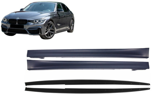 Seitenschweller & Add-on Lippe Erweiterungen für BMW 3 F30 F31 2011-2018 M3 Look CarPartsTuning