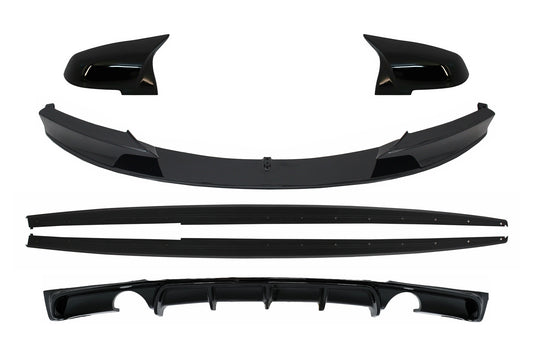 Bodykit Außen für BMW 3er F30 F31 11-19 M Performance Look Glänzend schwarz CarPartsTuning