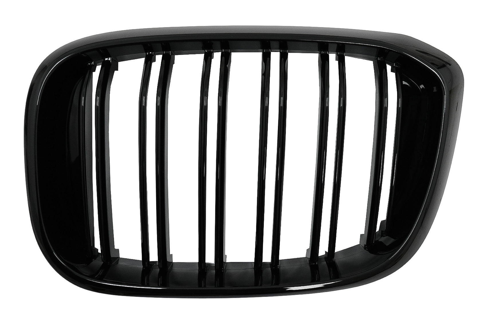 Gitter für BMW X3 G01 11.2017+ X4 G02 02.2018+ Doppelstreifen M Look Glänzend schwarz Carpartstuning Austria