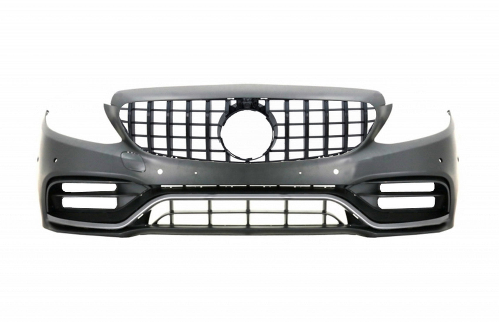 Stoßstange für Mercedes C-Klasse W205 S205 C205 A205 14-18 Gitter C63 GT-R Look CarPartsTuning