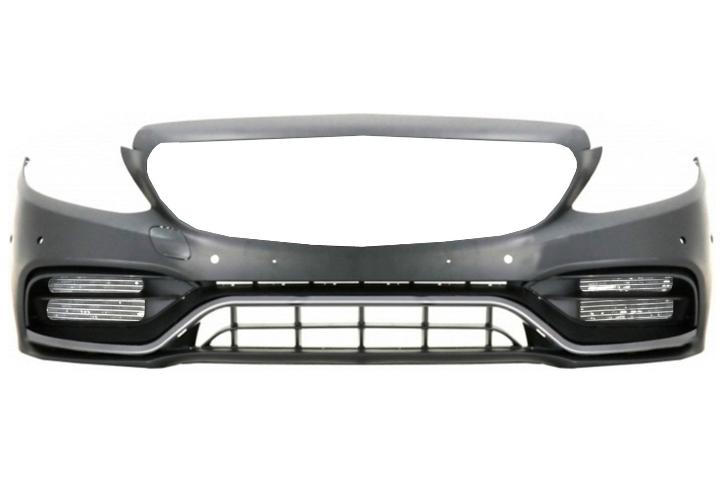 Stoßstange für Mercedes W205 S205 AMG Linie 14-20 C63S Kühlergrill Diffusor Tipps CarPartsTuning