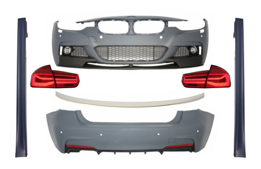 BodyKit für BMW F30 11+Stoßstange Rücklichter Seitenschweller M-Performance Look CarPartsTuning