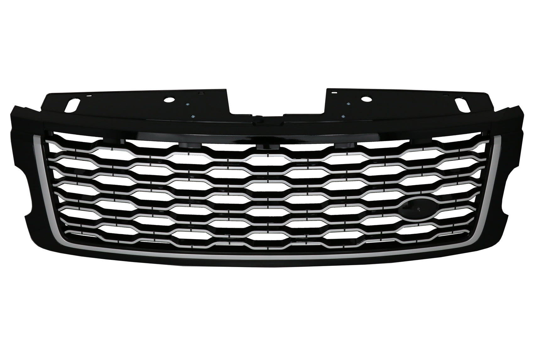 Mittelgitter Passend Für Range Rover Vogue L405 (2013-2017) Autobiography Design Umbau Auf 2018 Look Black & Chrome Edition KITT