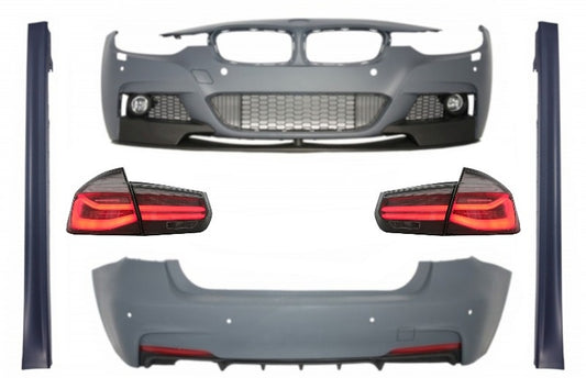 BodyKit für BMW F30 11+Stoßstange Rücklichter Seitenschweller M-Performance Look CarPartsTuning