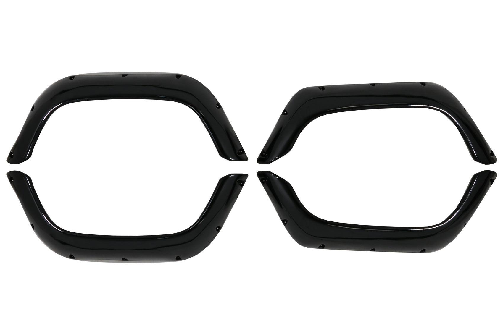 Radläufe Passend Für Land Rover Defender (1990-2016) Piano Black Glänzend KITT