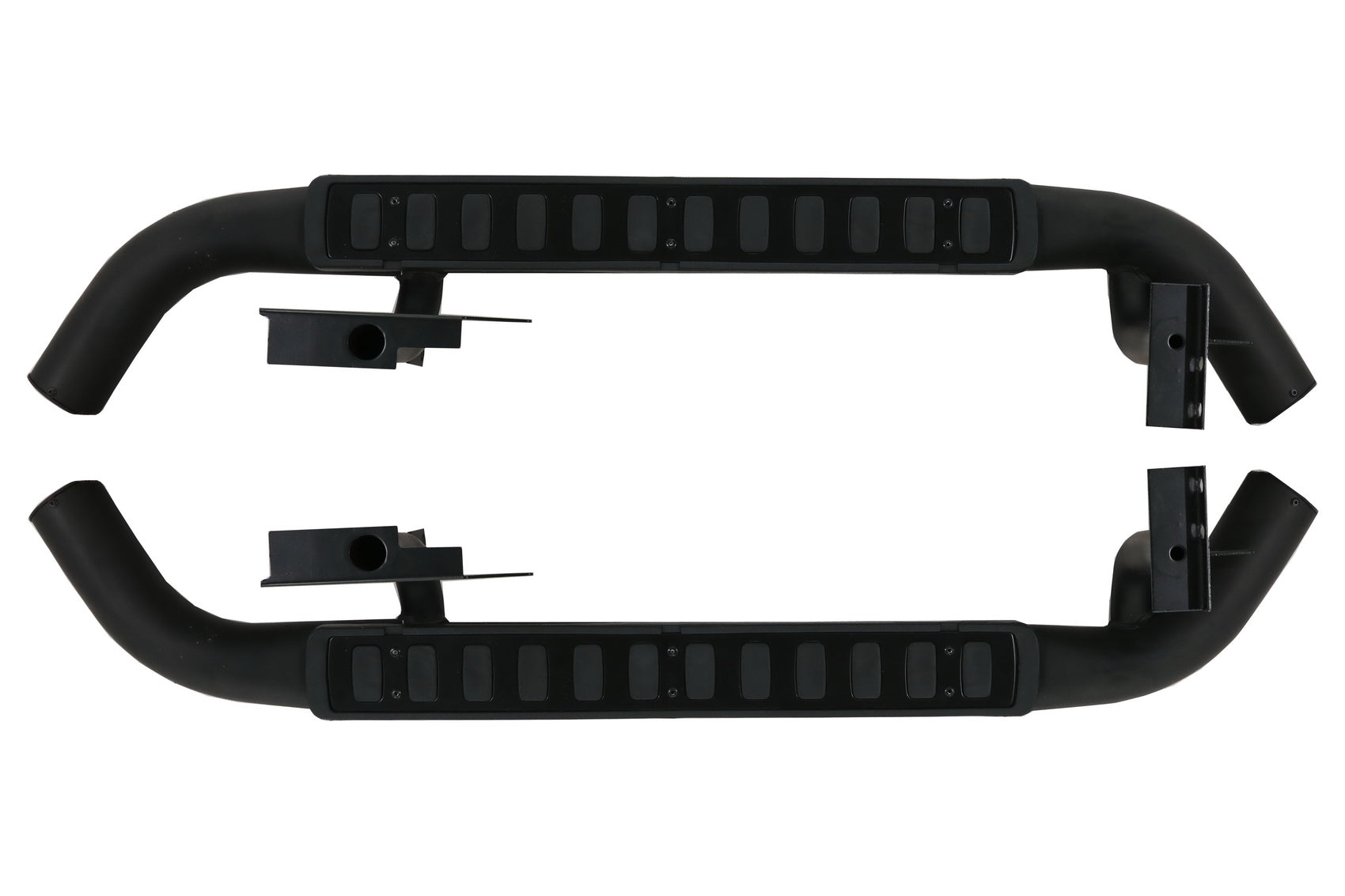 Trittbretter Trittbretter passend für Land Rover Defender 90 (1990-2016) Black Edition KITT