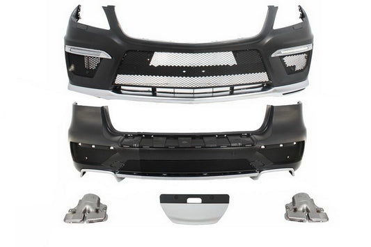 Bodykit für Mercedes ML-Klasse W166 12+ Stoßstange schalldämpfer ML63 Look CarPartsTuning