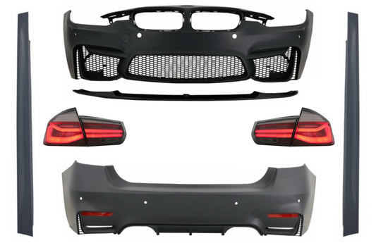 BodyKit für BMW F30 11-19 Stoßstange LED Rücklichter EVO II M3 CS Style ohne NBL CarPartsTuning