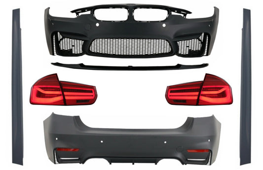 BodyKit für BMW F30 11-19 Stoßstange LED Rücklichter EVO II M3 CS Style ohne NBL CarPartsTuning