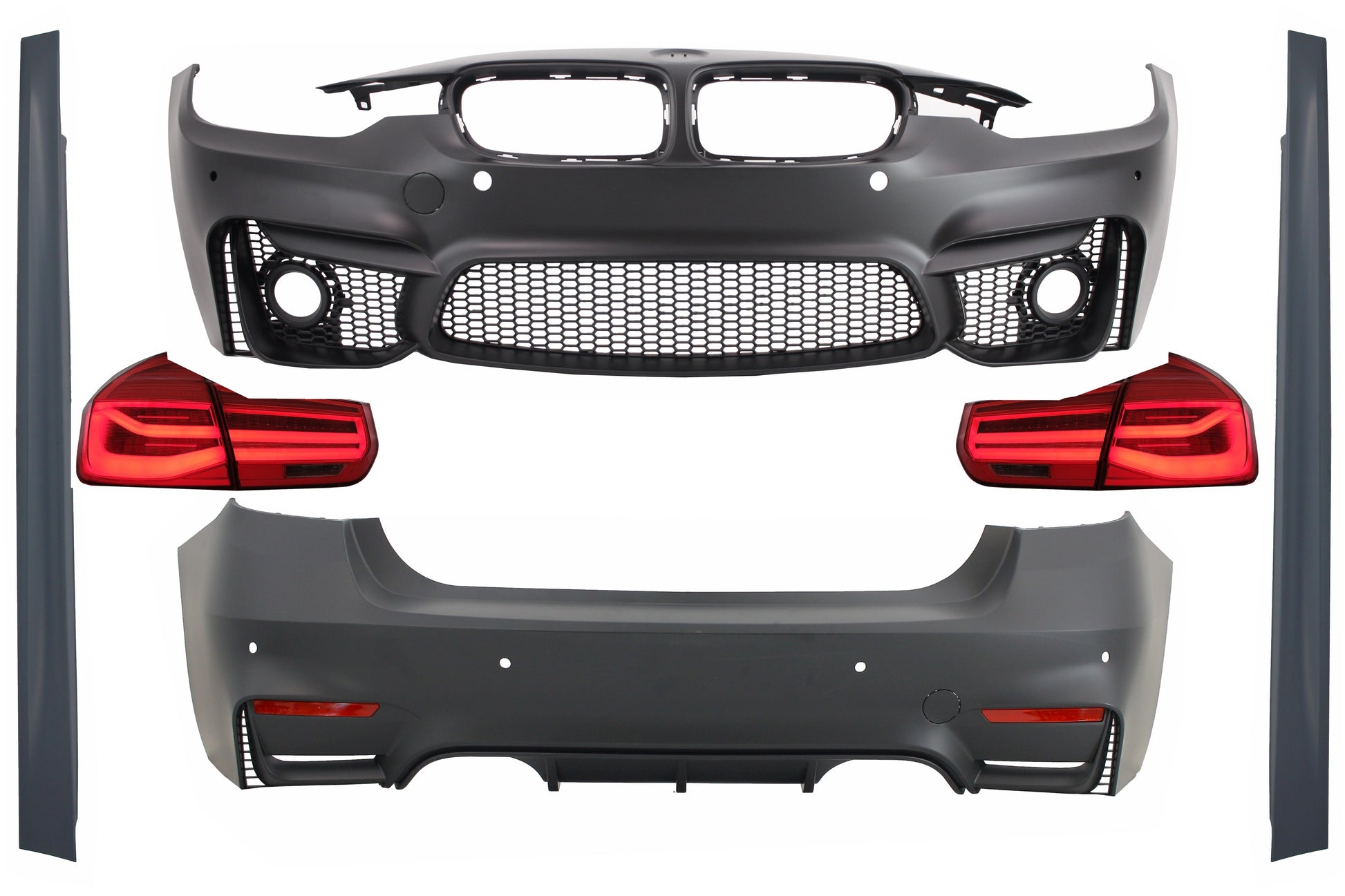 Body Kit für BMW F30 11-19 Stoßstangengitter LED Rücklichter EVO II M3 CS Design CarPartsTuning
