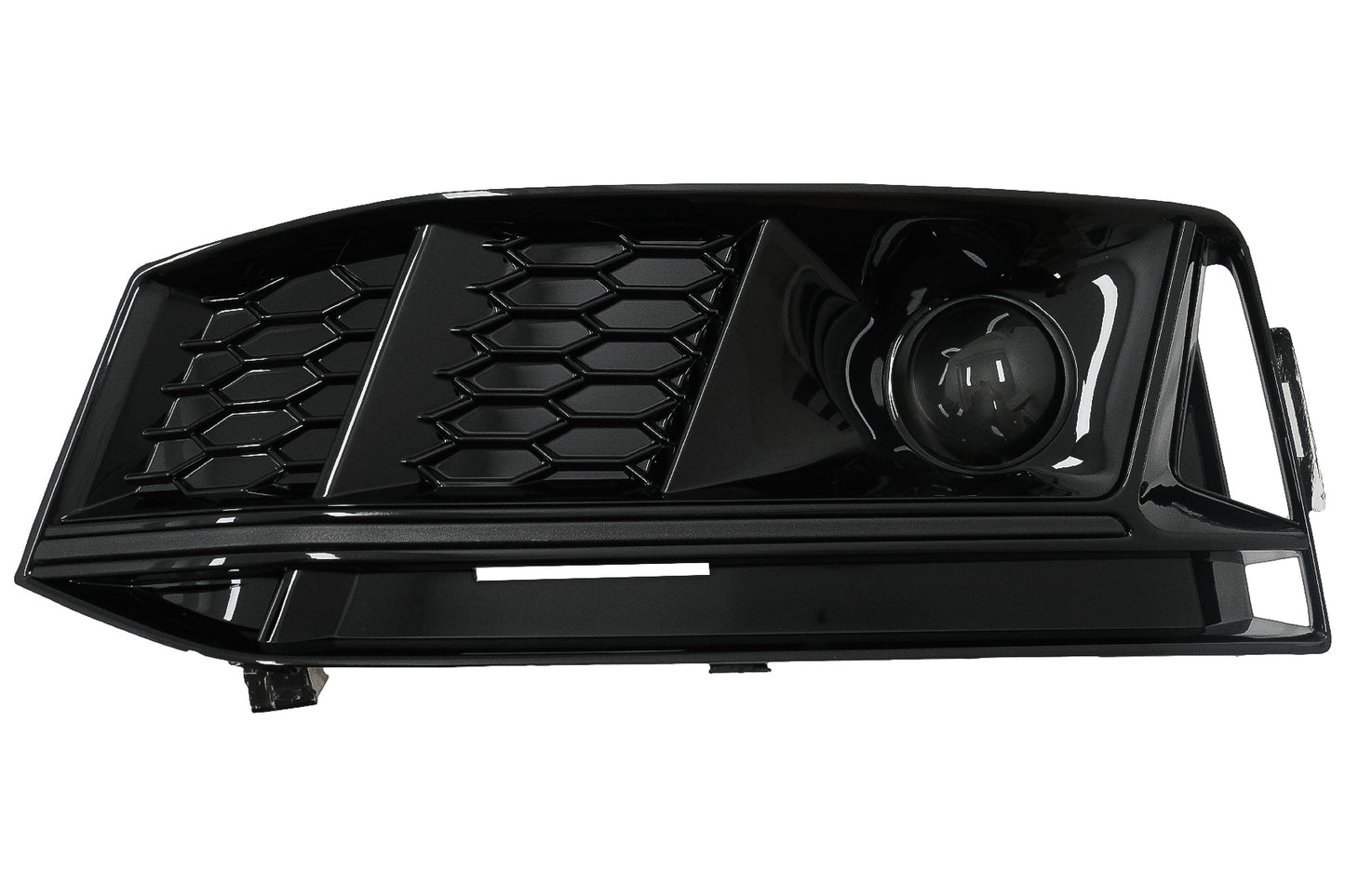 Niedriger Abdeckungen Gitter ACC für Audi A4 B9 S-Line 16-18 RS4 Look Schwarz CarPartsTuning