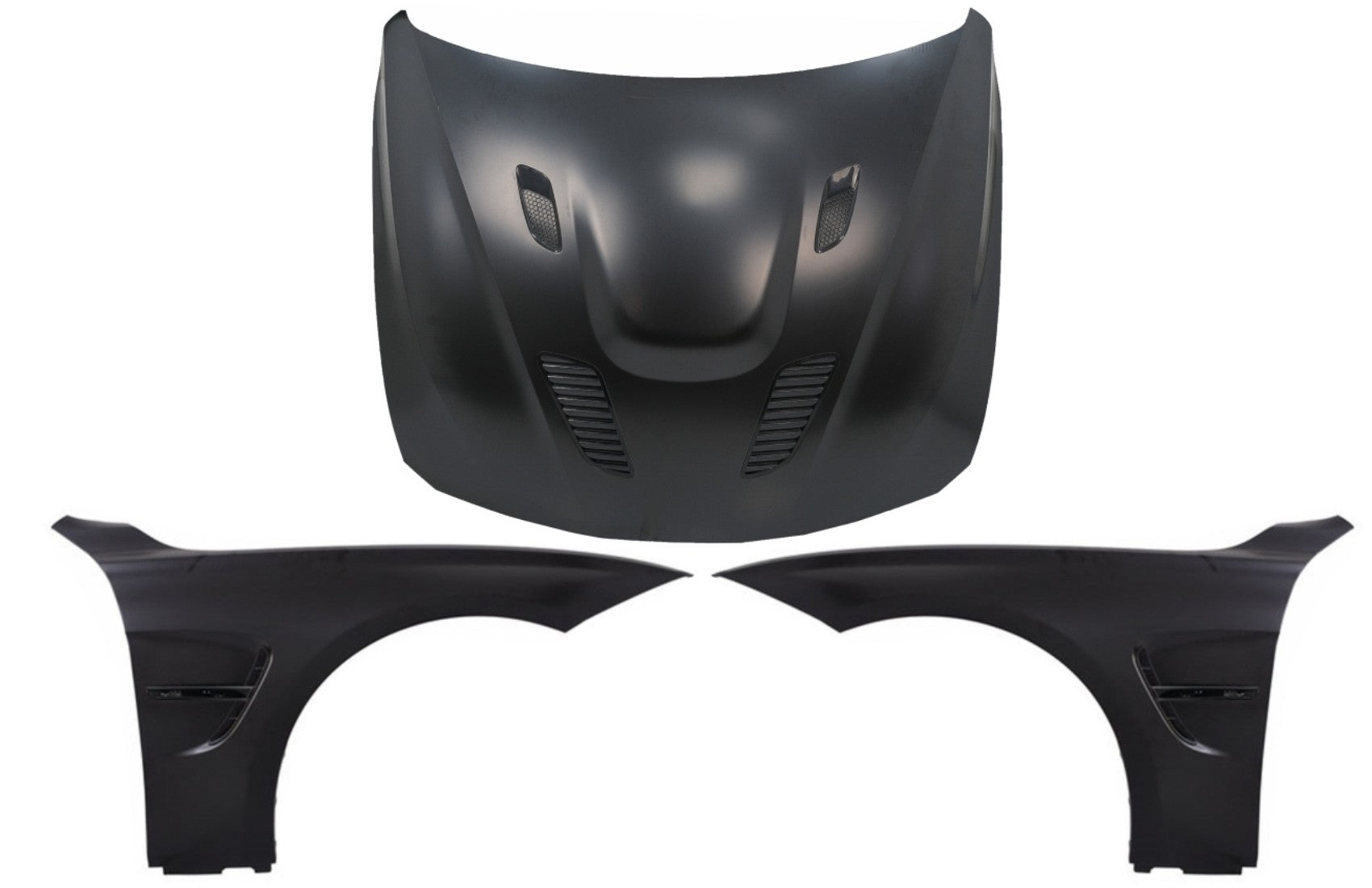 Motorhaube für BMW 3er F30 F31 2011-2019 M3 GTS Look Vordere Kotflügel Schwarz CarPartsTuning