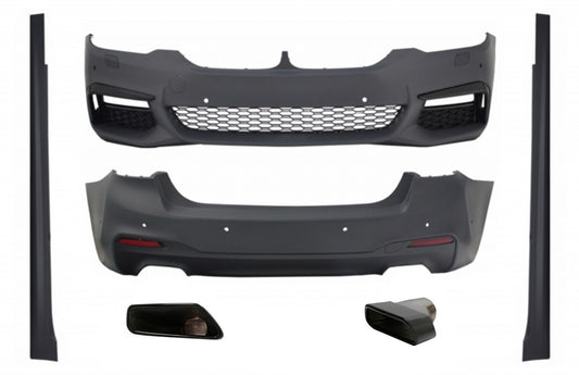 BodyKit für BMW 5er G30 17+ Stoßstange Auspuffspitzen M-Tech Look ohne Distronic CarPartsTuning
