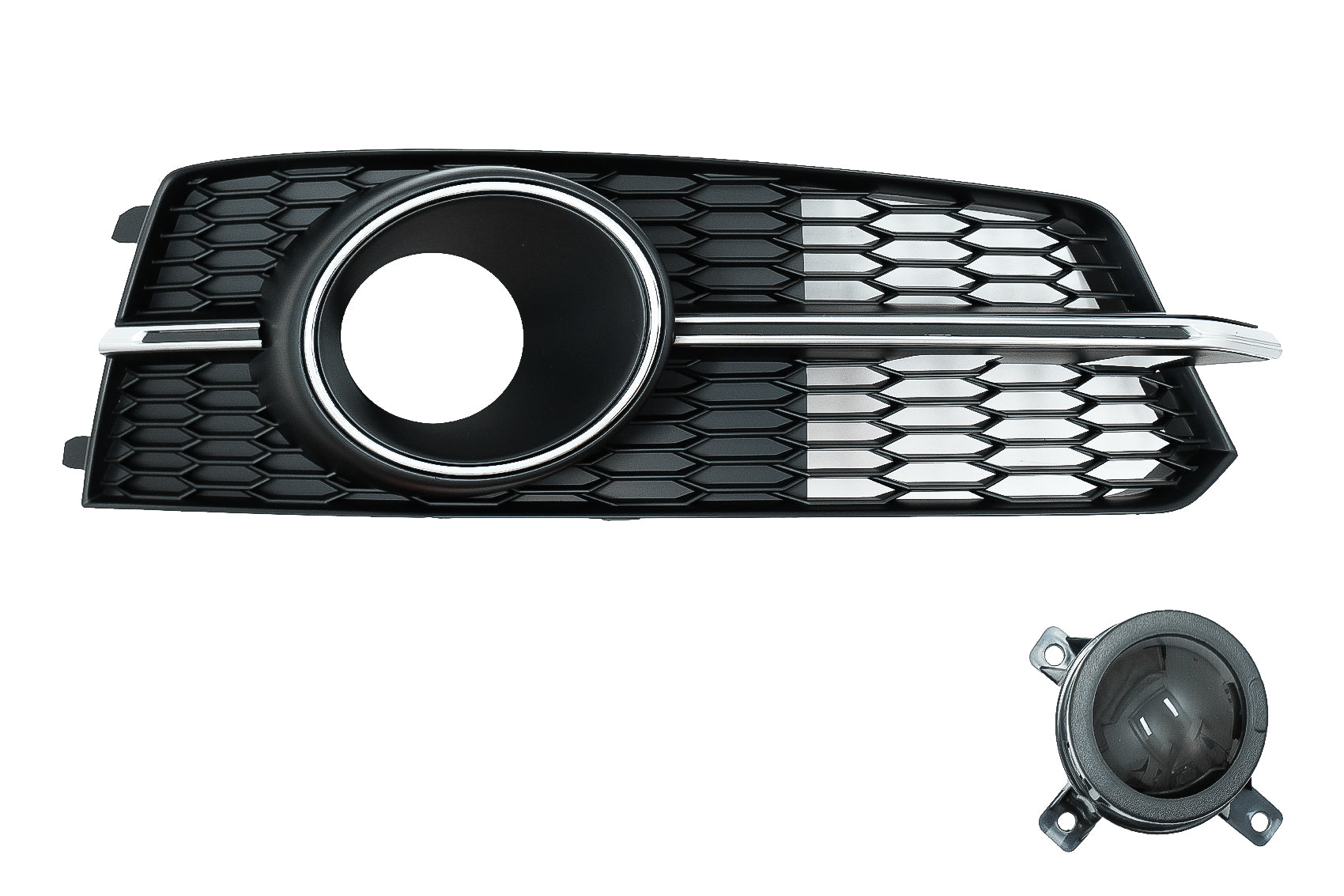 Stoßstange Gitter ACC Abdeckung Seitengitter für Audi A6 C7 4G S Line 15-18 CarPartsTuning