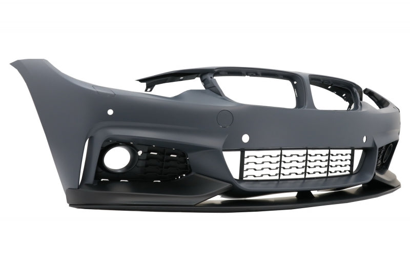 Kit für BMW 4 F32 F33 13-02.17 M-Performance Look Kotflügel Schwarz & Motorhaube CarPartsTuning