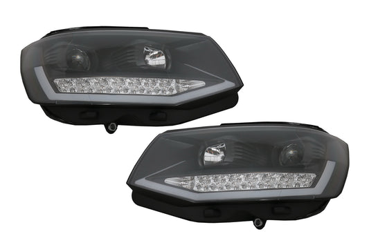 Scheinwerfer TUBE LED BAR für VW Transporter T6 2015-2020 Schwarz Carpartstuning Austria