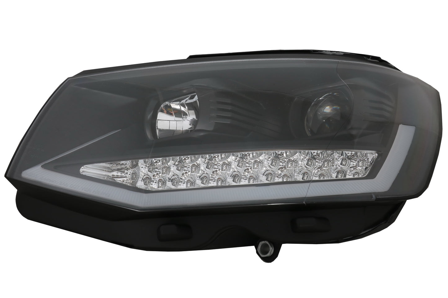 Scheinwerfer TUBE LED BAR für VW Transporter T6 2015-2020 Schwarz Carpartstuning Austria