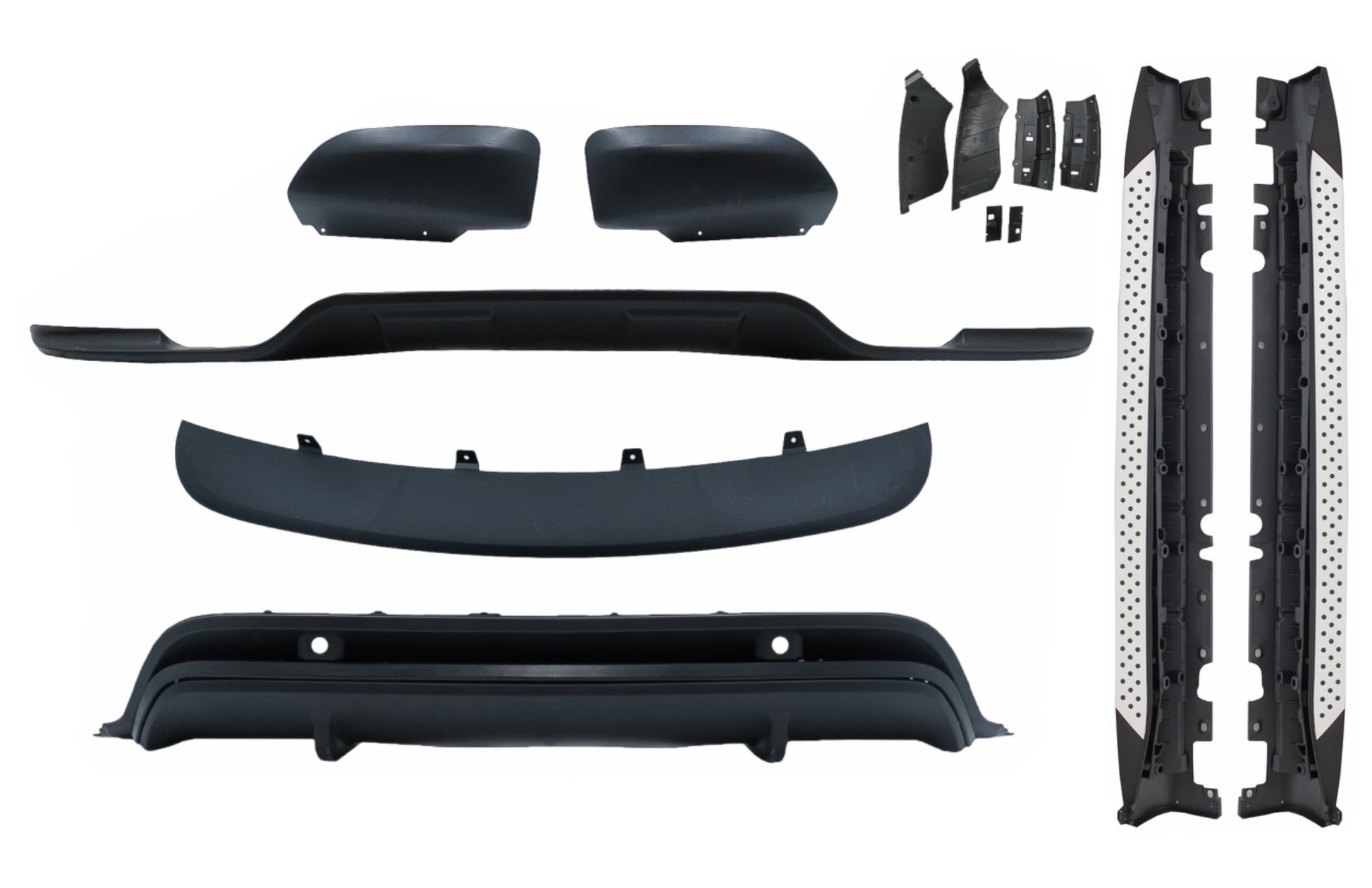 Aerodynamisches Bodykit Passend Für BMW X5 E70 LCI (2011-2014) Mit Trittbrettern Seitenstufen KITT