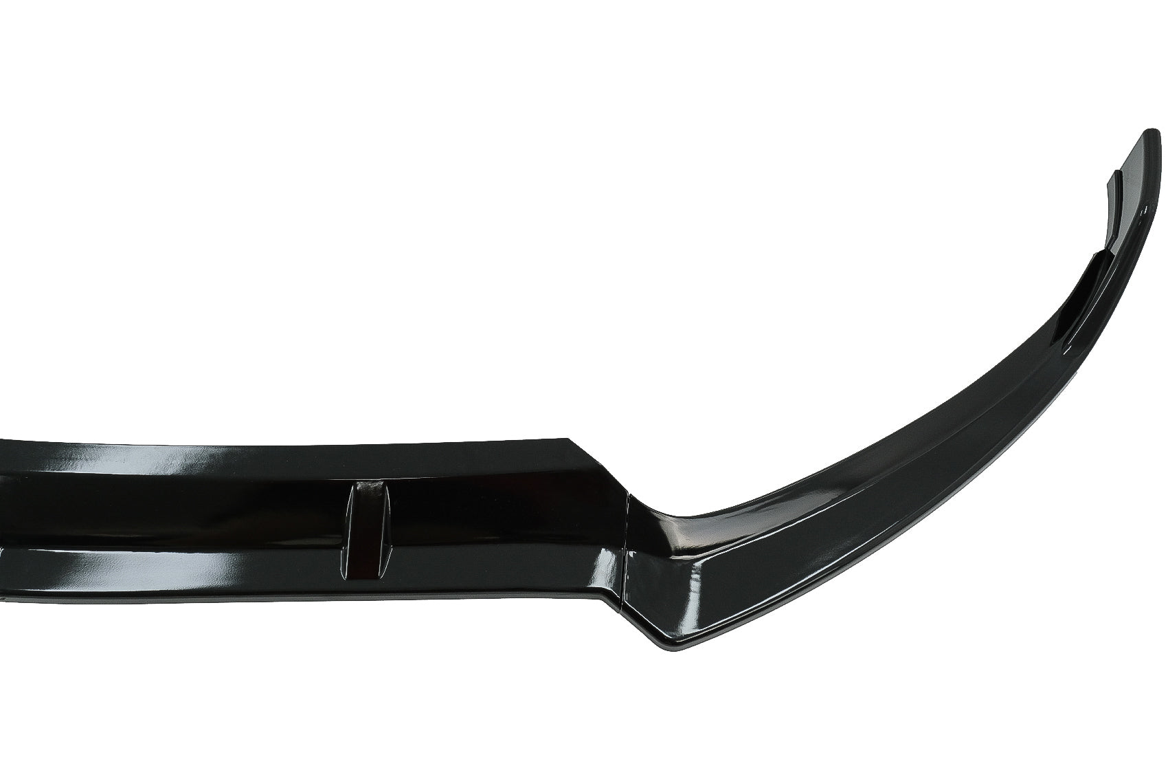 Vorderlippe für Mercedes C W205 S205 A205 C205 2014-2019 Sport Line Glänzend schwarz CarPartsTuning