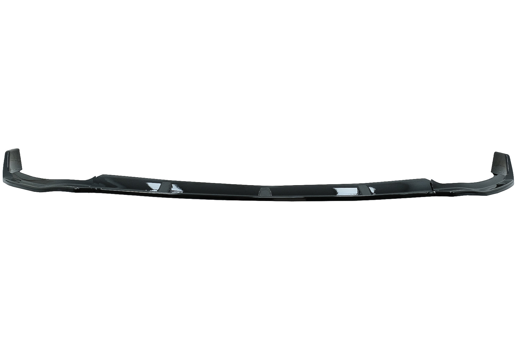 Vorderlippe für Mercedes C W205 S205 A205 C205 Facelift 19+ Sport Line / C43 Glänzend schwarz CarPartsTuning