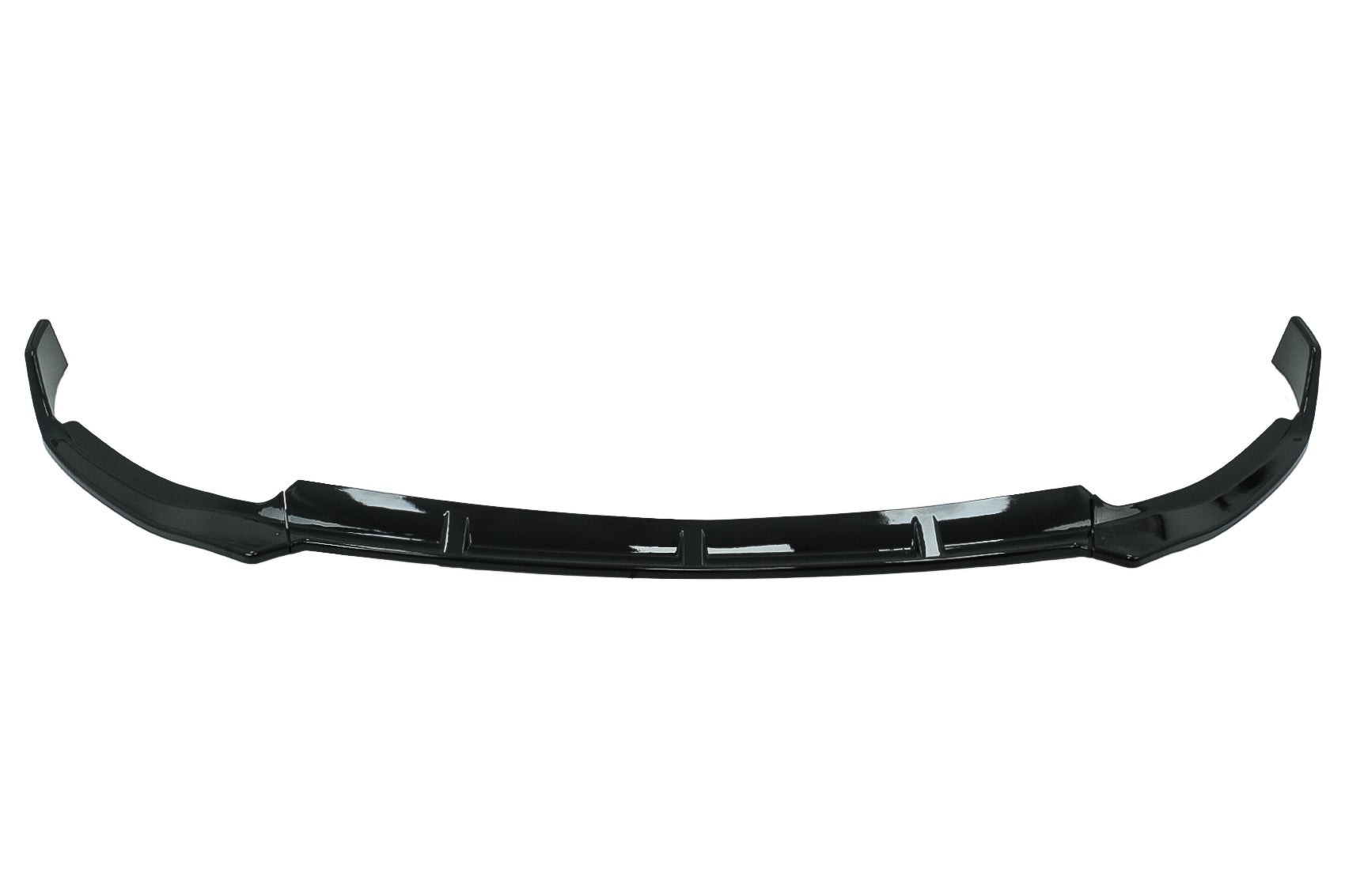 Vorderlippe für Mercedes C W205 S205 A205 C205 Facelift 19+ Sport Line / C43 Glänzend schwarz CarPartsTuning