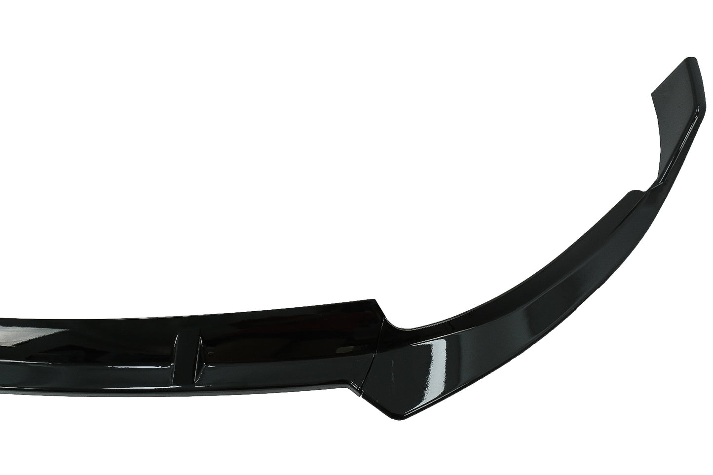 Vorderlippe für Mercedes C W205 S205 A205 C205 Facelift 19+ Sport Line / C43 Glänzend schwarz CarPartsTuning