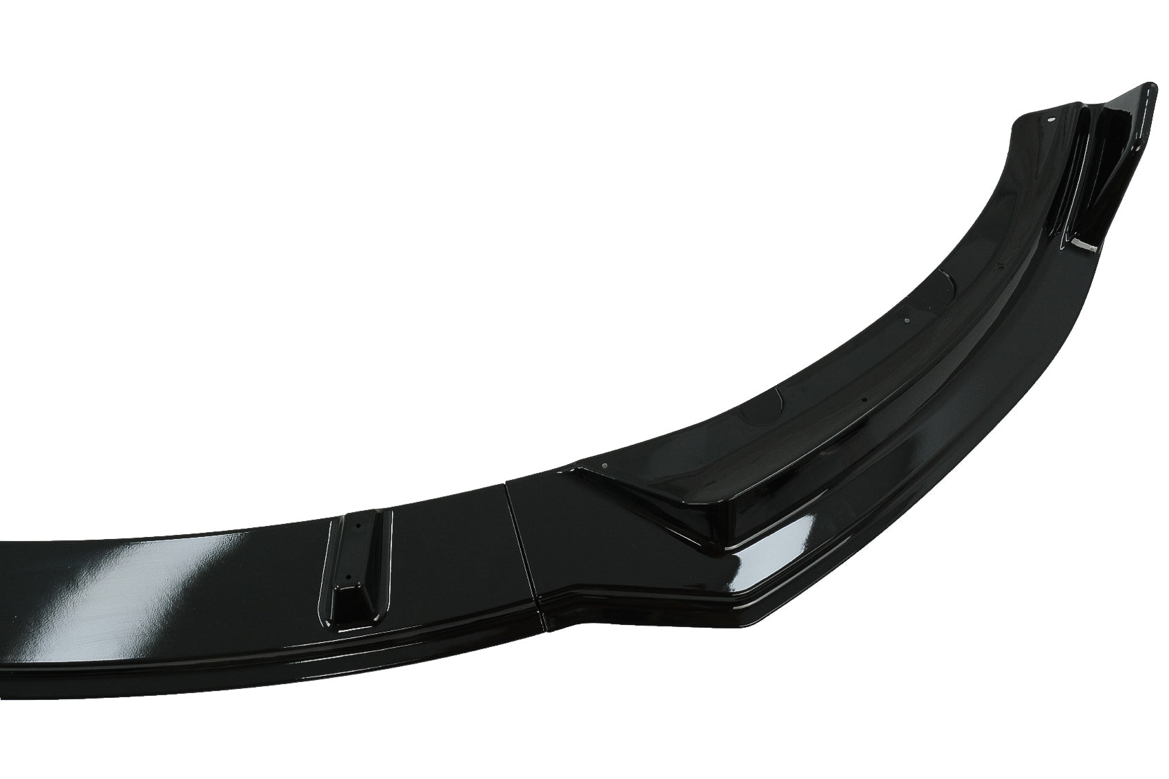 Frontstoßstange Add-On Spoiler Lippe für Tesla Model 3 2017+ Glänzend schwarz CarPartsTuning