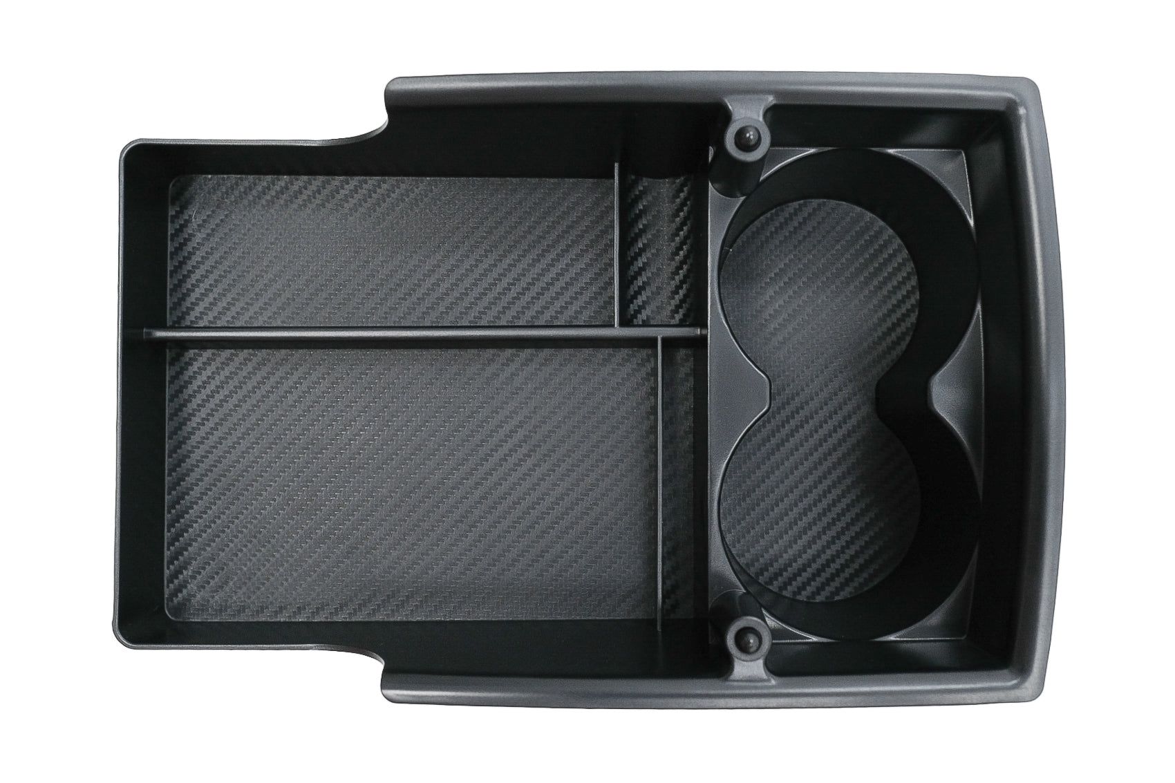 Zentrale Konsole Aufbewahrungsbox für Tesla Model S 2012+ Model X 2015+ Schwarz CarPartsTuning