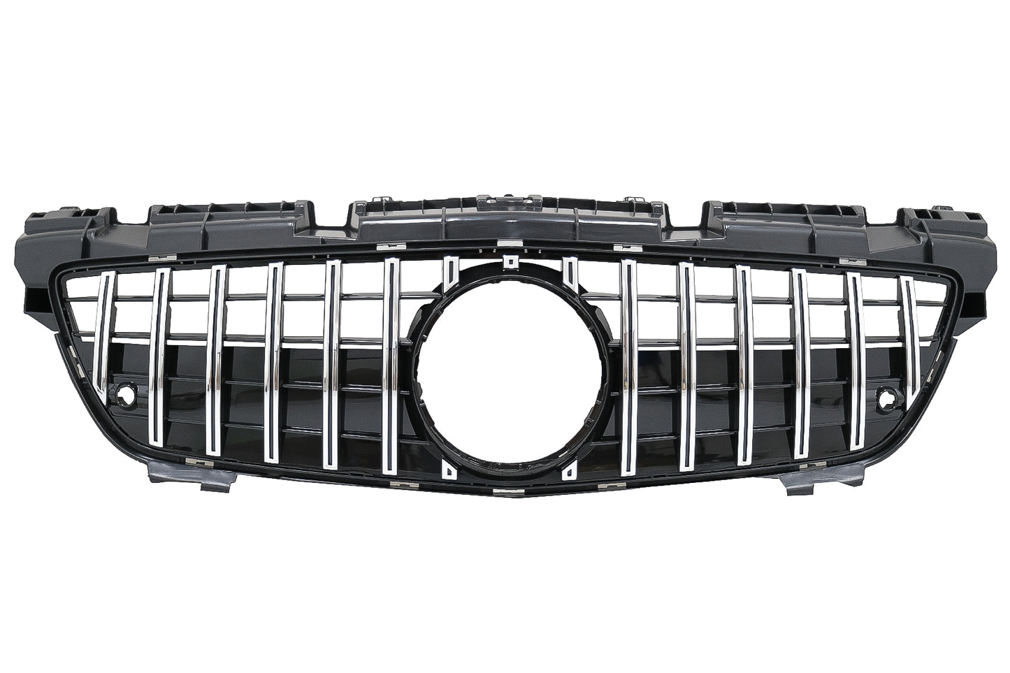 Vorderseite & Unteres Gitter für Mercedes SLK R172 11-15 GT-R Panamericana Look Chrom CarPartsTuning