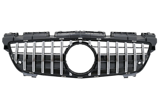 Vorderseite & Unteres Gitter für Mercedes SLK R172 11-15 GT-R Panamericana Look Chrom CarPartsTuning