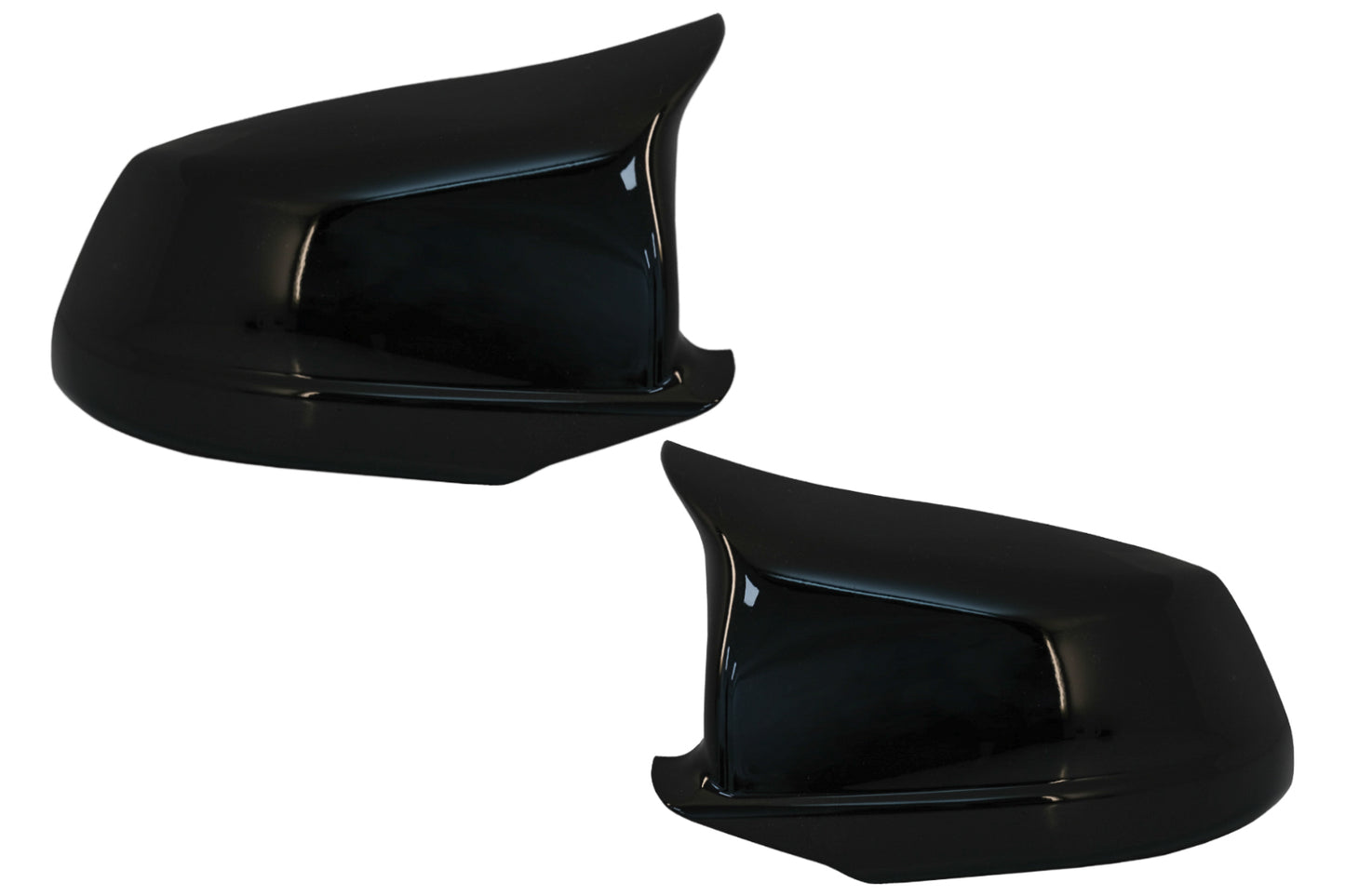 Spiegelkappen Passend Für BMW 5er F10 F11 F18 Non LCI (07.2010-2013) Piano Black M Design KITT