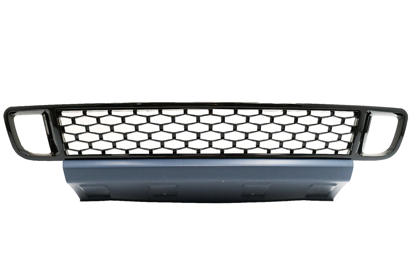 Frontstoßstange Unterer Kühlergrill Mit Nebelscheinwerferabdeckungen Passend Für Land Range Rover Vogue III L322 (2010-2012) Autobiographie Schwarz KITT