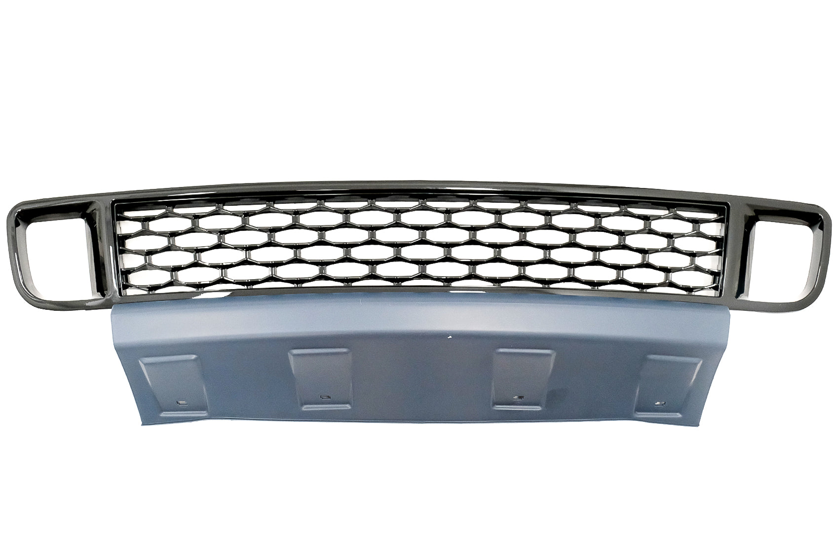 Frontstoßstange Unterer Kühlergrill Mit Nebelscheinwerferabdeckungen Passend Für Land Range Rover Vogue III L322 (2010-2012) Autobiographie Schwarz KITT